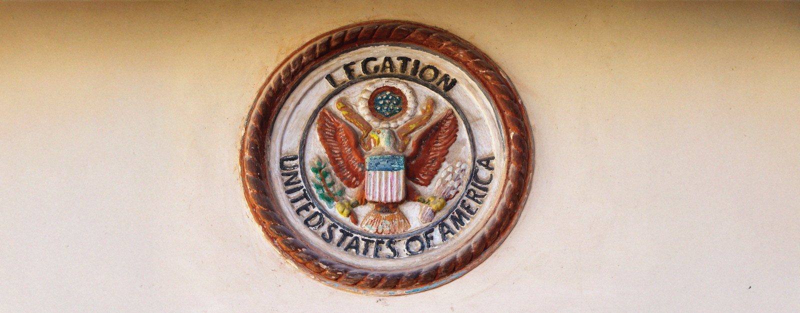 Tangier American Legation seal and entrance